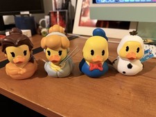 Disney Rubber Ducks Duckies  Olaf  Belle  Cinderella  Donald Duck