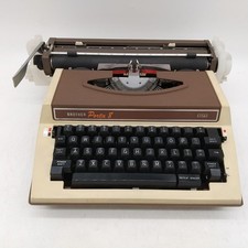 Brother Porta8 JP12-113 PICA Electric Typewriter Powers On As-Is w Ribbon thumbnail