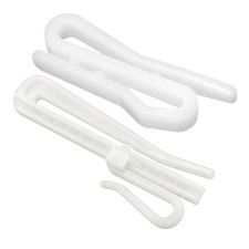 Curtain Hooks Plastic Adjustable Depth Pinch Pleat Locking Curtain Hook xPcs