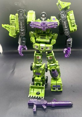 Deformabl CUSTOM DEVASTATOR 6 In 1 Transformers Construction Vehicles