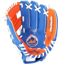 Jeff McNeil New York Autographed Rawlings Replica Glove