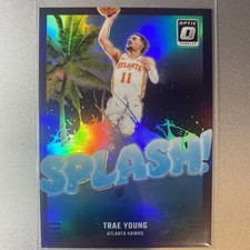 2024-25 Donruss Optic ~ TRAE YOUNG ~ Splash! #9 Purple HOLO ~ Hawks 🔥