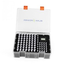 Battery Organizer Storage Case, Holds 56 AA, 29 AAA and Holds 85  Tester