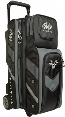 Motiv Bowling Vault 3-Ball Roller Covert Black - Premium Bowlingtasche