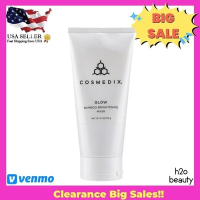 C Cosmedix Glow Bamboo Brightening Mask 6oz / 170g  NEW FAST FREE SHIP