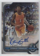 2021 Bowman U Chrome Prospect Silver Wave Refractor Kennedy Chandler Auto 9hx