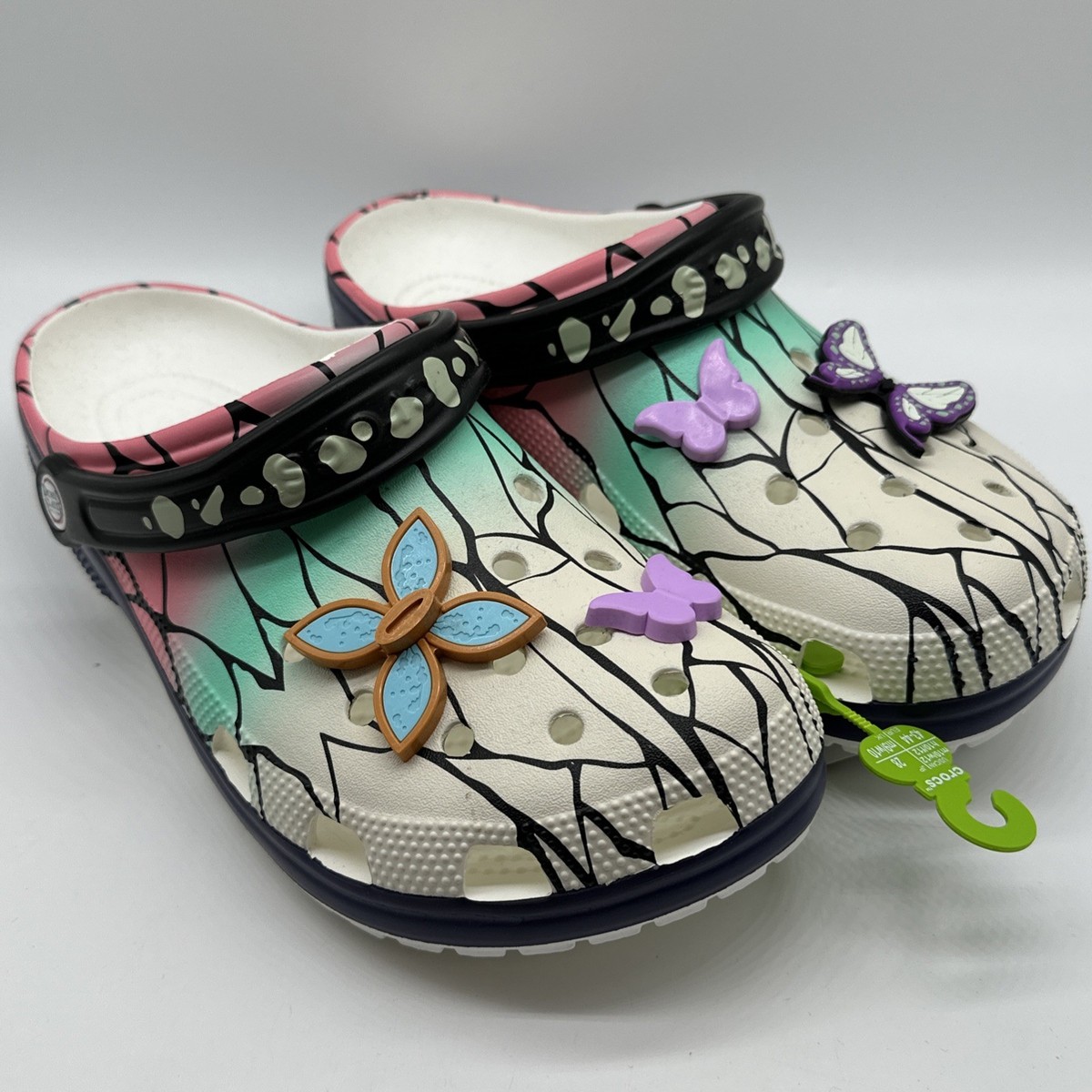 Crocs X Demon Slayer Classic‎ Clog Shinobu Kocho Men 10 Unisex 211412-90H NEW Demon Slayer X Classic Clog  main image 2
