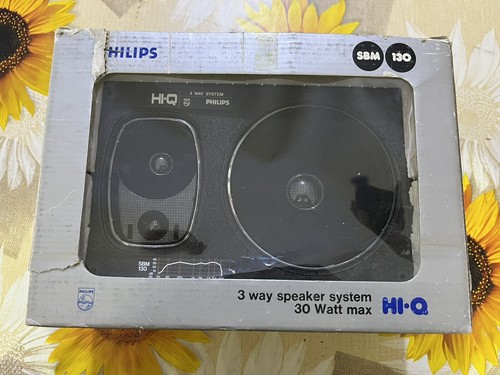 ALTOPARLANTI VINTAGE NUOVI - PHILIPS SBM 130 - SPEAKERS D'EPOCA CAR STEREO RADIO - Foto 10 di 11