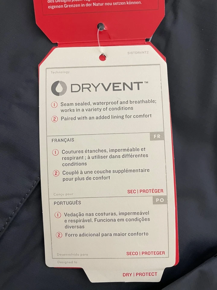 Hoddie masculino impermeável The North Face Resolve Parka (DryVent) - Cinza asfalto - M - Imagem 4 de 4