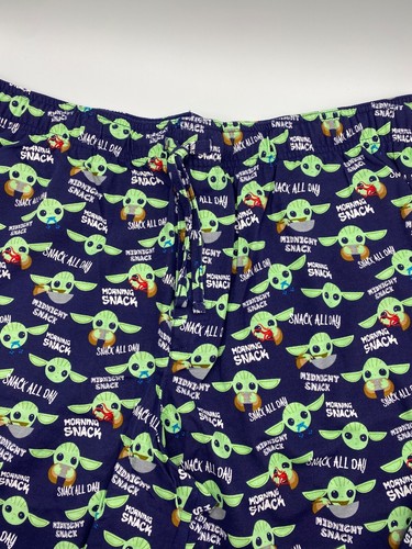 NWT Disney Star Wars The Mandalorian GROGU Lounge Shorts Boxers Adult M L XL XXL - Picture 3 of 15