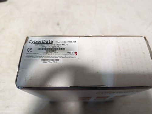 CyberData 011211H SIP Indoor Intercom Surface Mount - Picture 4 of 5