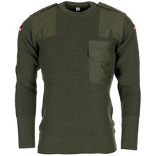 Original BW Pulli, Bundeswehr Pullover, oliv NEU