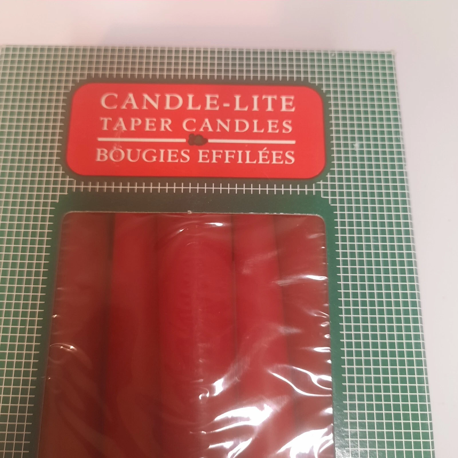 12 Vintage Candle-Lite 12” Taper Red Candles Christmas Holiday Decor Dinner USA  image 2