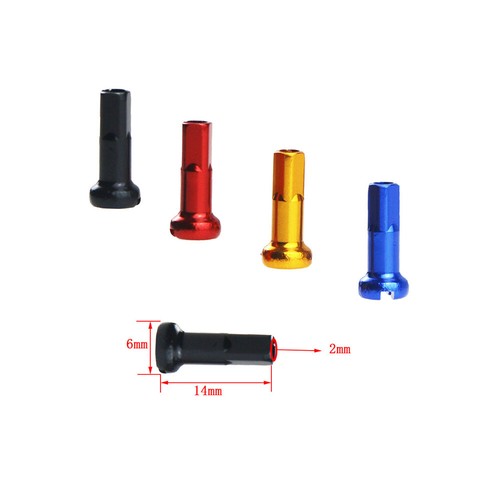 60Pcs/Set Bike Bicycle Spoke Caps, Wheel Spoke Nipple Decoration MTB Road Bike - Picture 6 of 20