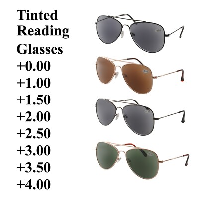 Sun Readers getönte Lesebrille AV-2 +0,00 bis +4,00 Sonnenbrille UV400 