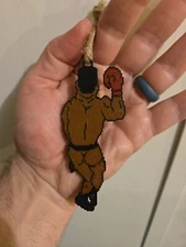 Mike Tyson Cheeky Butt Christmas Ornament.