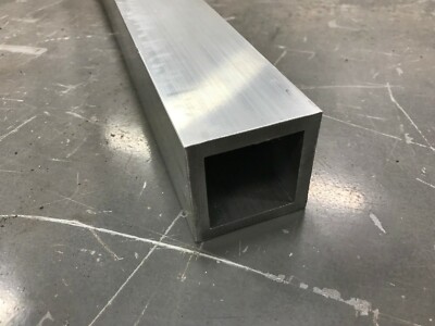 Onlinemetals 6063 Aluminum Rectangular Tubing Unpolished Mill Finish Extruded T52