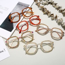 NEW Fashion Rhinestone Sunglasses Frames Women Luxury Bling Eyeglasses Shades
