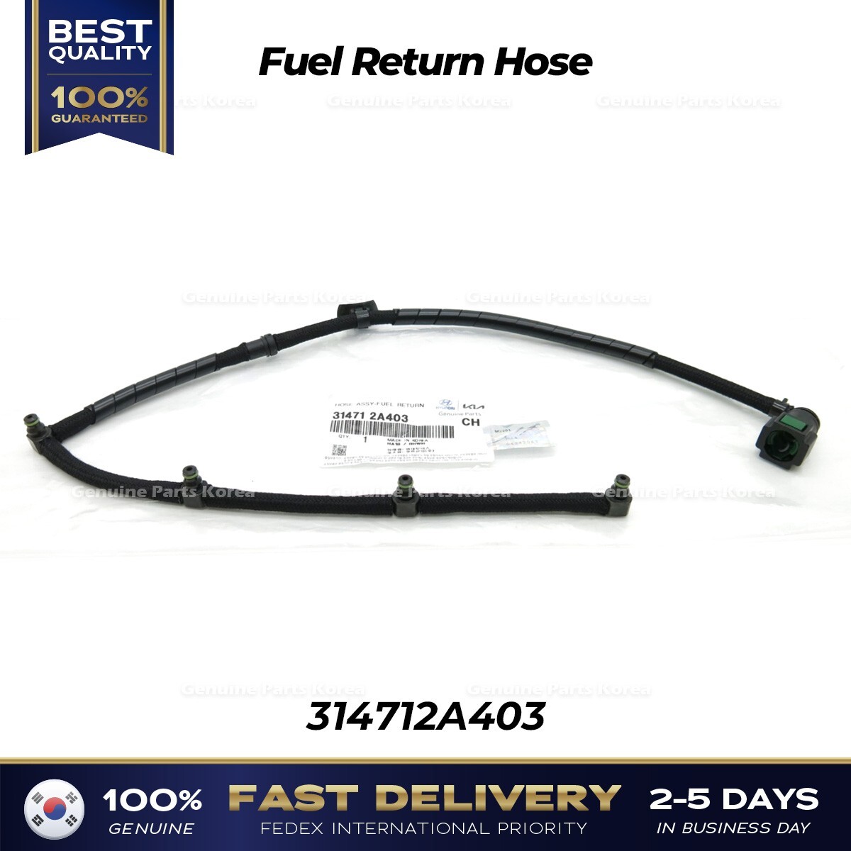 ⭐Genuine⭐ Fuel Return Hose 314712A403 for Hyundai i40 Kia