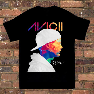 Collection Avicii Singer Short Sleeve Cotton Black All Size Unisex T-Shirt