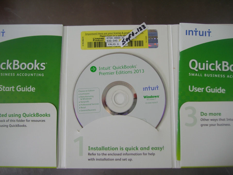 INTUIT QUICKBOOKS PRO 2013 FOR WINDOWS FULL RETAIL USA VERSION=LIFETIME LICENSE  - Image 2 of 2