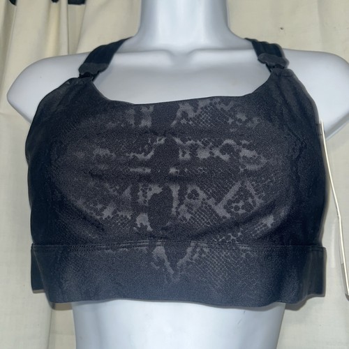 Chloé 4 Running Nursing & Pumping Sports Bra (Metallic Snake Noir) - S