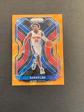 2020-21 PANINI PRIZM ORANGE ICE SABEN LEE RC #261
