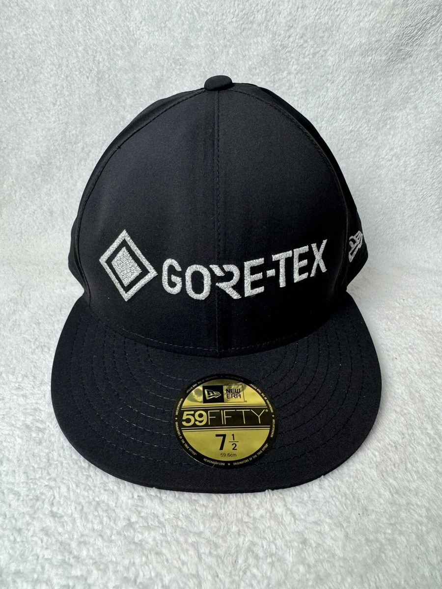 Gore-Tex Hat Cap Fitted 7 3/8 Black Paclite New Era 59 Fifty | eBay
