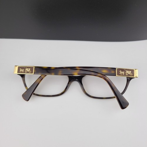 Coach HC 6061 Emma 5262 Dark Tort Sand Sig C Eyeglasses (FRAMES ONLY) 52-15-135 - Picture 3 of 18
