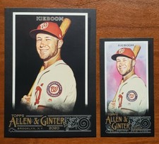 2020 Topps Allen Ginter X Carter Kieboom Base & Mini Lot (2) Online Exclusive