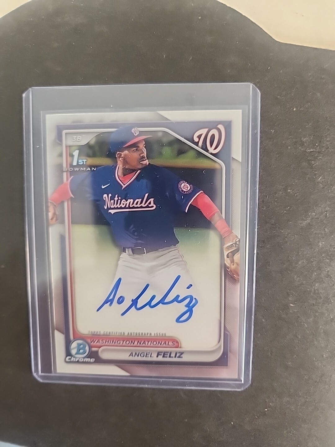 2024 Bowman Chrome - Prospect Autographs #CPA-AF Angel Feliz (AU, RC)