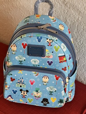 Disney Parks Icons With Balloons Loungefly Mini Backpack | eBay display picture 1