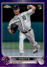2022 Topps Chrome Update Purple Refractor #US13 Joey Wentz