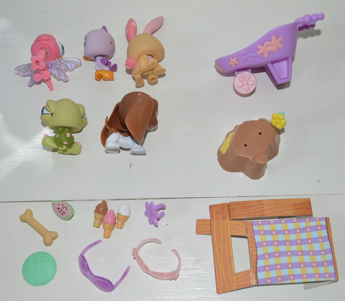 Littlest Pet Shop Hasbro - Panier De Pâques Avec Animaux - Lot TBE 92078 - Occasion