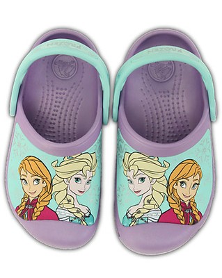 Childrens Anna \u0026 Elsa FROZEN Crocs Size 