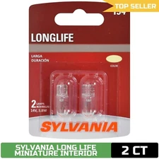 SYLVANIA 194 Long Life Mini Bulb - Interior Trunk/Cargo/License Plate Light (2 B