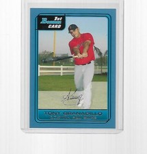Bowman Baseball 2006 azul Tony Granadillo #B82 (265/500)