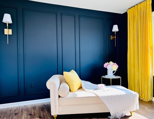 Close Out Luxuriöse Samt Vorhänge Gold Gelb Vorhänge 52Bx84L, 2 Paneele/Paket - Bild 3 von 5