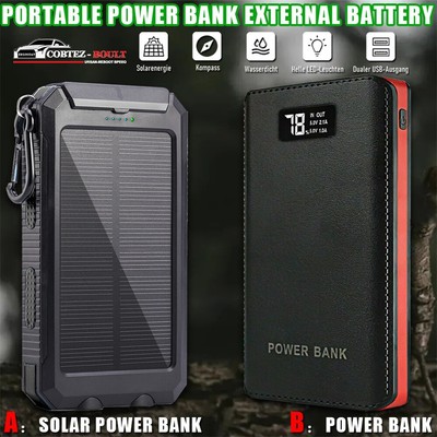 USB Power Bank 9000000mah Portable External Battery Backup Charger Fast Charging