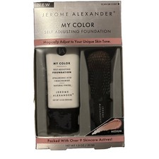 Jerome Alexander My Color Medium Self Adjusting Foundation Skincare Actives NEW