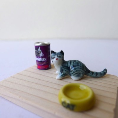 Dollhouse Miniature Size Cat Food Can