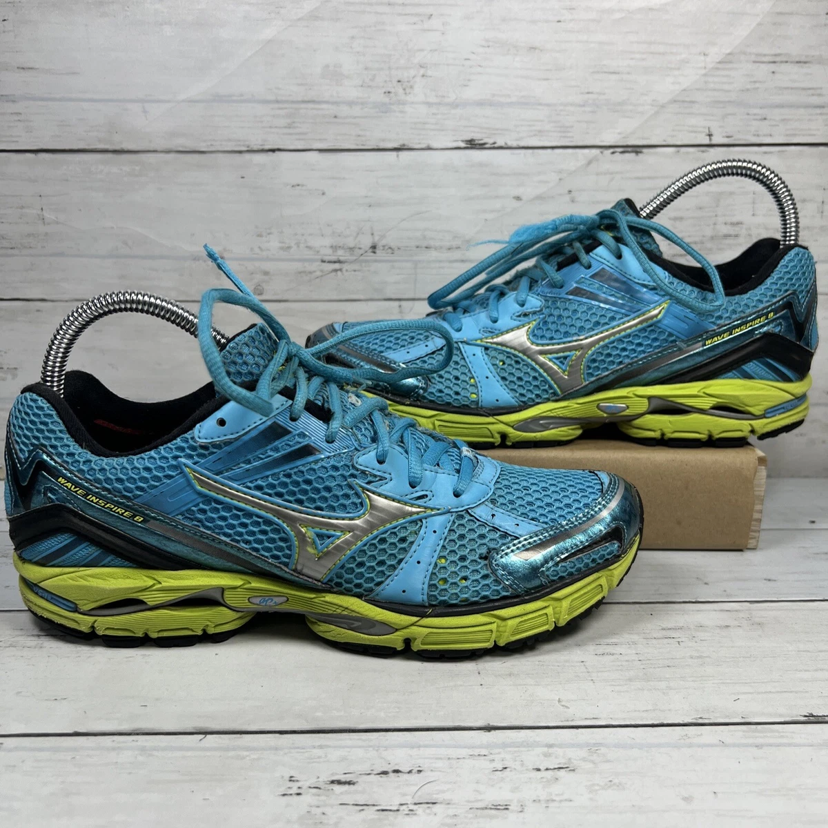 Mizuno Wave Inspire 8 Blue Green Running Shoes Osaka Maraton 2011 Wm Sz 9