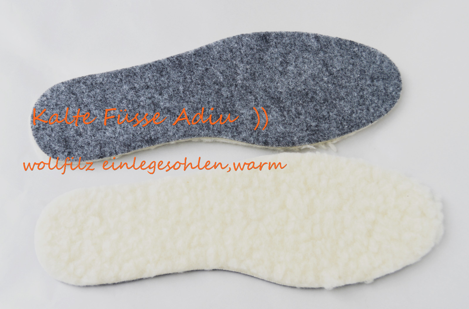 Bama Warm Filz Schuheinlagen – 2 Paar, Aus Wollfilz & Latex Für Warme Füße Im Winter. Unisex, Größe 42-43, Mit Rutschfester Beschichtung.