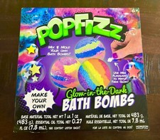 Pop Fizz Glow-In-The-Dark Bath Bombs Create Your Own - Ages 6