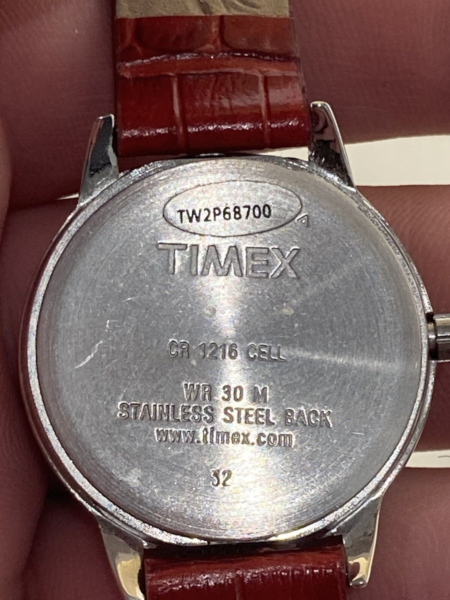 Vintage 1998 Timex Easy Reader Indiglo 25mm Women\'s Quartz Watch Restored Vintage Timex Indiglo Quartz Watch | Ladies Brown Leather  main image 2