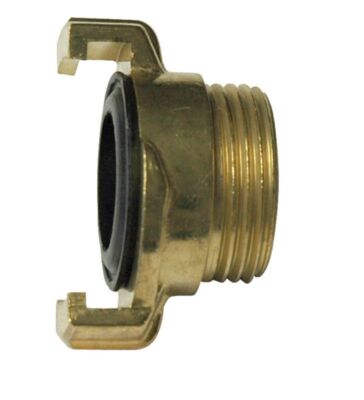 YERD Messing Außen Gewinde Adapter Schlauch Kupplung anschluss Geka 3/4'' Garten