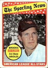 1969 Topps Brooks Robinson 421 Baltimore Orioles LOW GRADE!