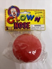 Clown Foam Red Nose Trick or Treat Halloween School Forum Costume Accessory