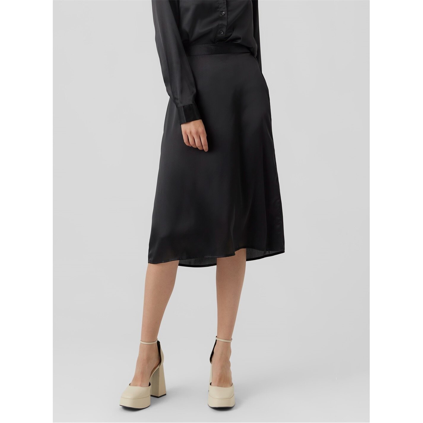 Женская юбка миди из ткани Vero Moda
