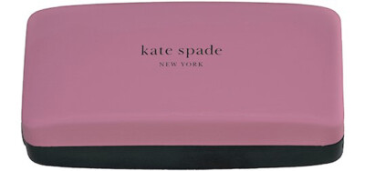 Kate Spade Black Sunglasses with Pink and Green Case KATE SPADE sunglasses HARD CASE Pink & Dark Green eyeglasses  main image 4